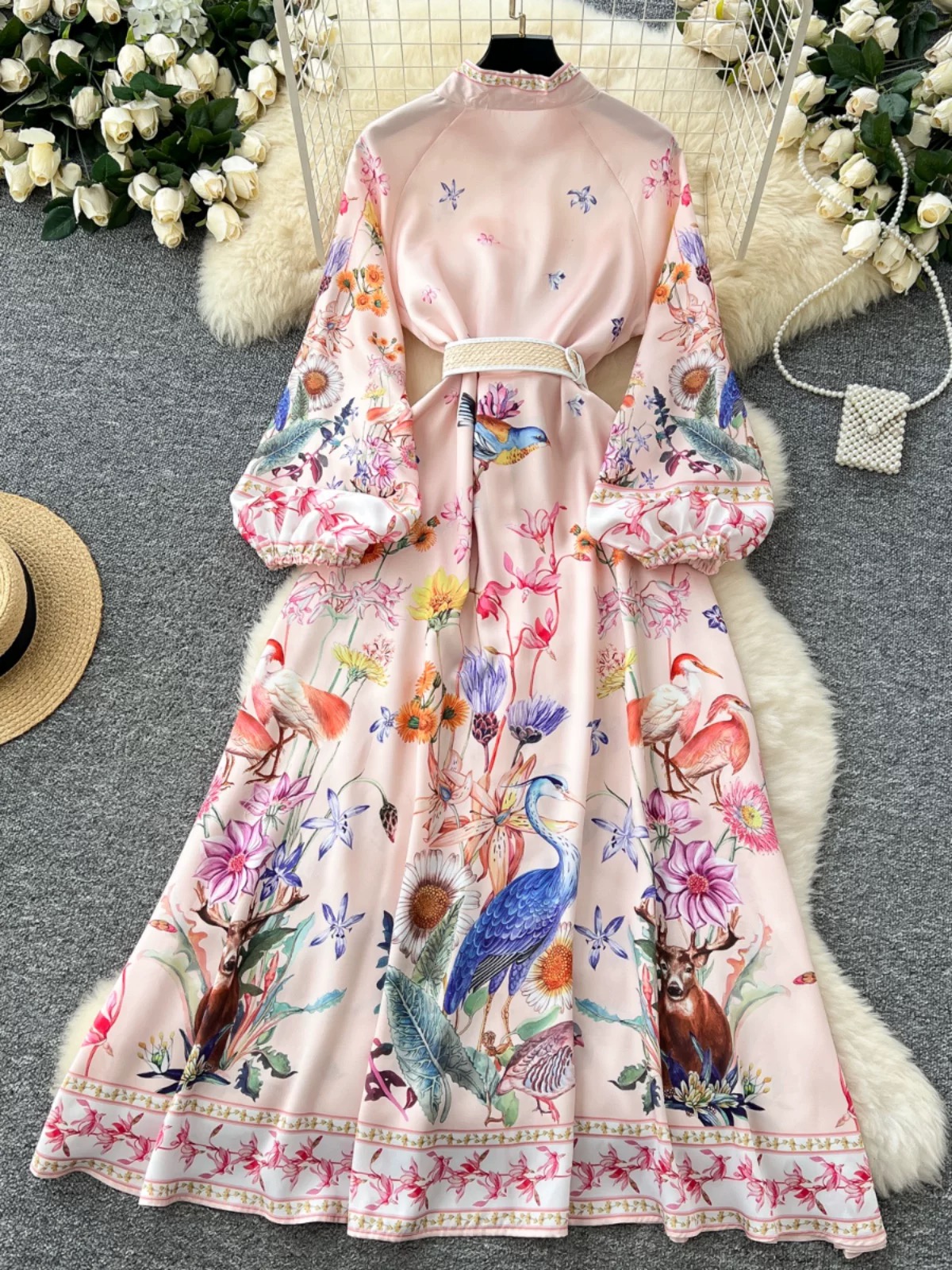 Love letter print dress ED179 images